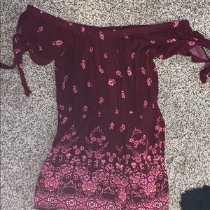 Off the shoulder romper